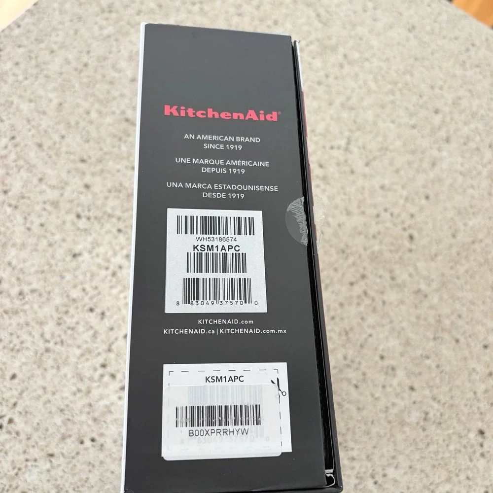KitchenAid Spiralizer Attachment Silver KSM1APC Stand Mixer Peeler Core Slice